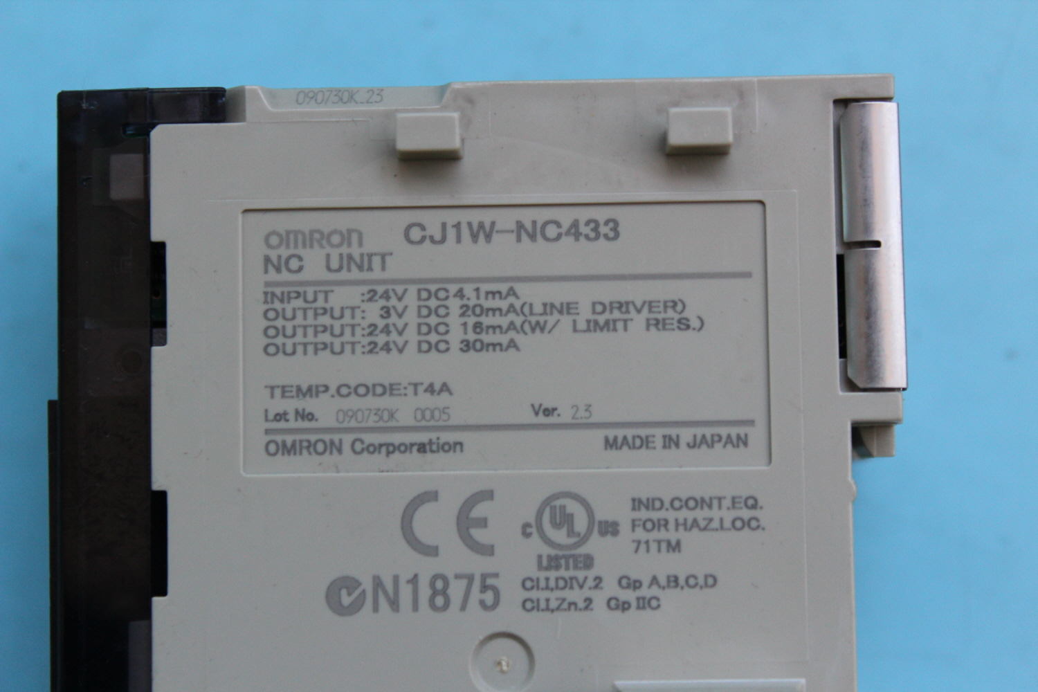 OMRON オムロン PLCユニット 位置決めユニット CJ1W-NC434 | eatri.cl